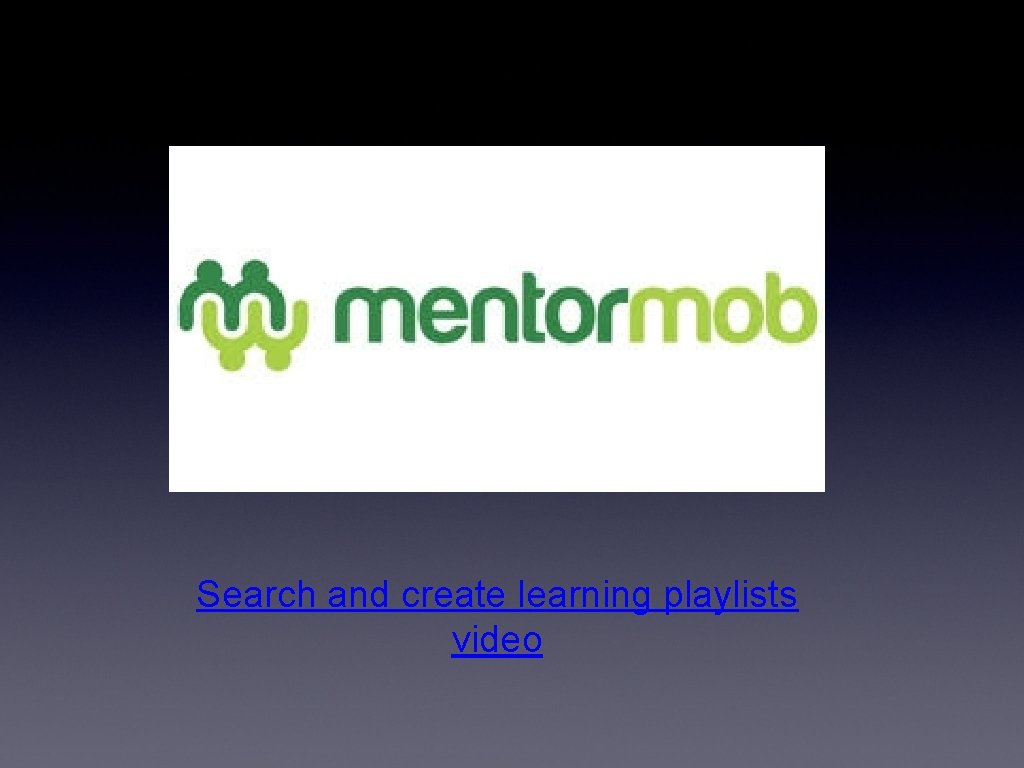 Search and create learning playlists video 