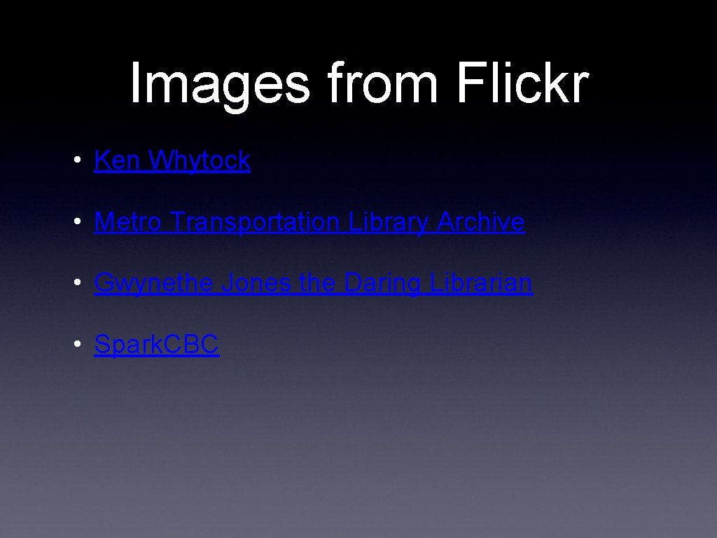 Images from Flickr • Ken Whytock • Metro Transportation Library Archive • Gwynethe Jones