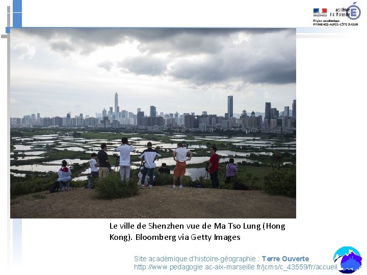 Le ville de Shenzhen vue de Ma Tso Lung (Hong Kong). Bloomberg via Getty