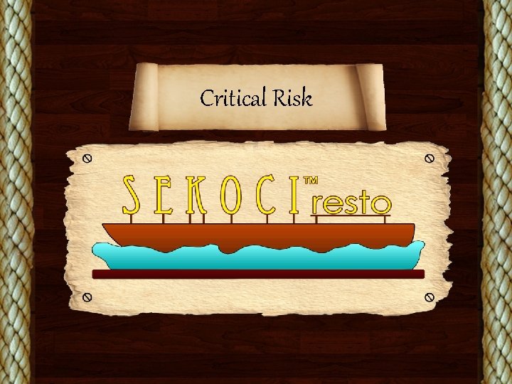 Critical Risk 