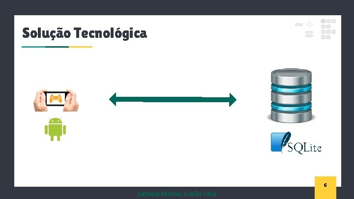 Solução Tecnológica 6 Antonio Mateus e João Vítor 