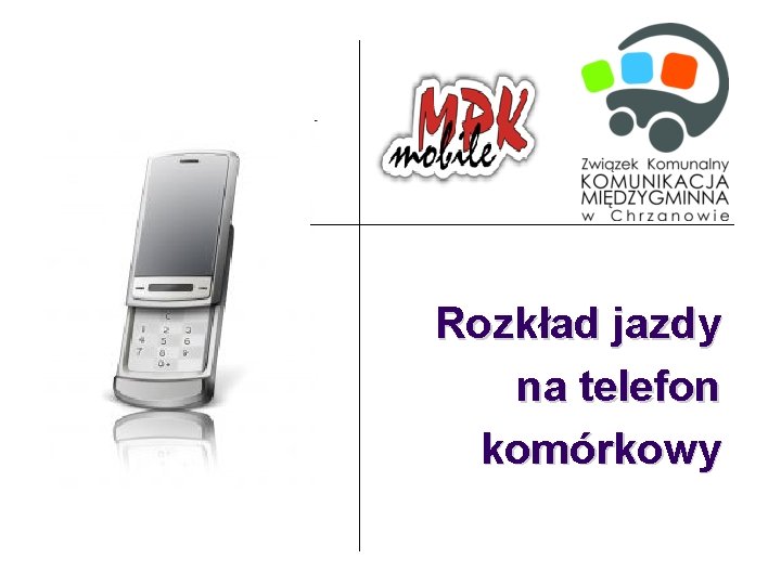 Rozkład jazdy na telefon komórkowy 