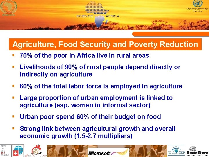 Climate Change Agriculture and Food Security in Africa