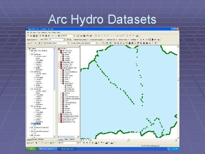 Arc Hydro Datasets 