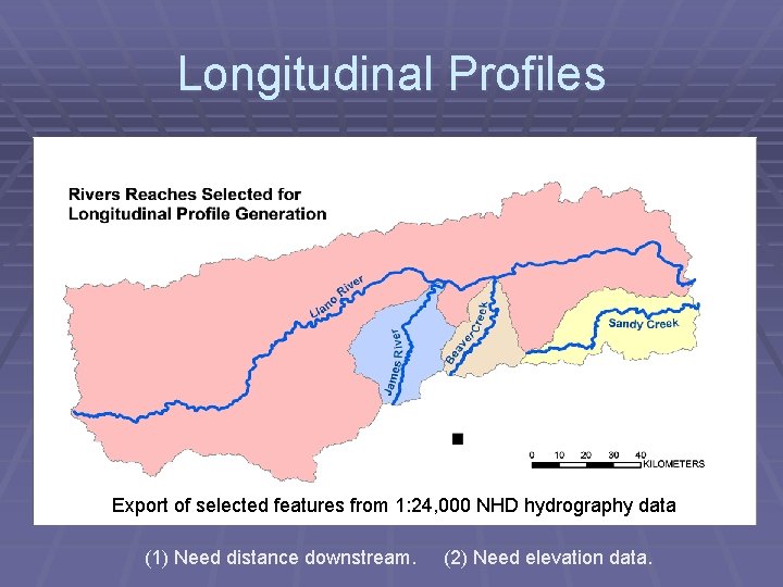 Longitudinal Profiles Export of selected features from 1: 24, 000 NHD hydrography data (1)