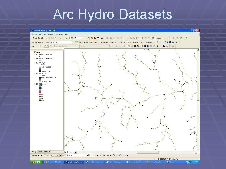 Arc Hydro Datasets 