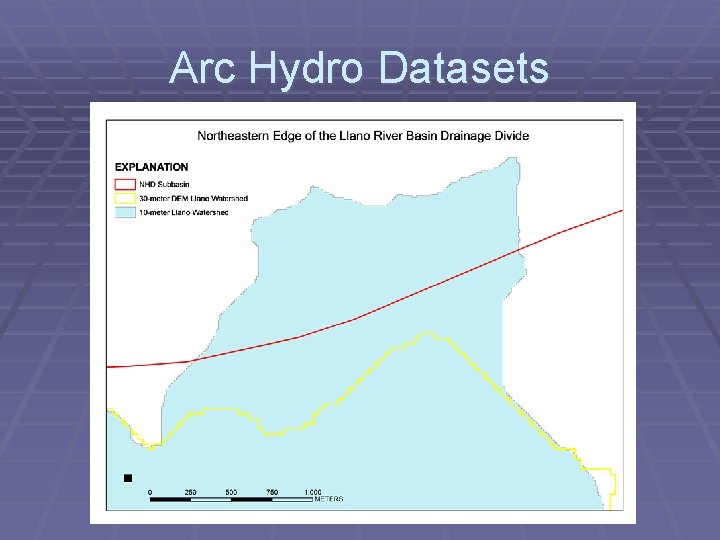 Arc Hydro Datasets 