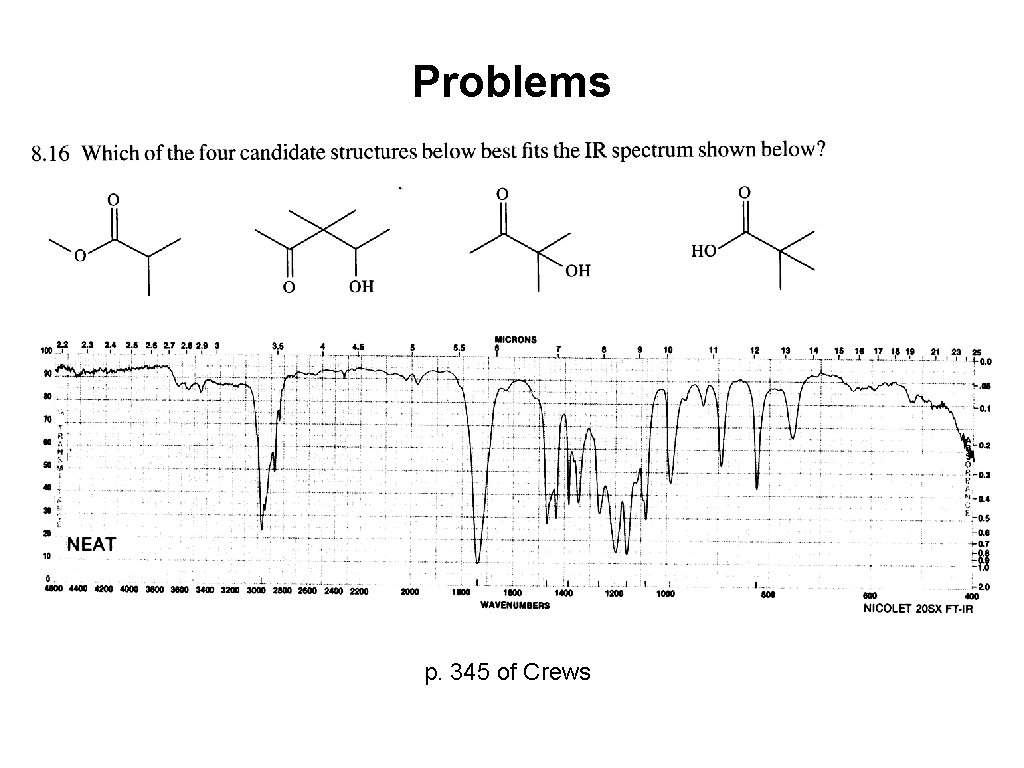 Problems p. 345 of Crews 
