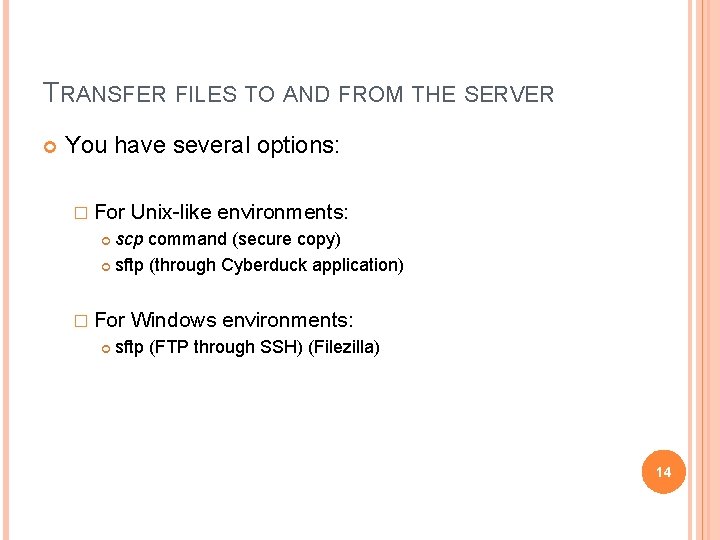 TUTORIAL OF UNIX COMMANDS Professor Dr ShuChing Chen