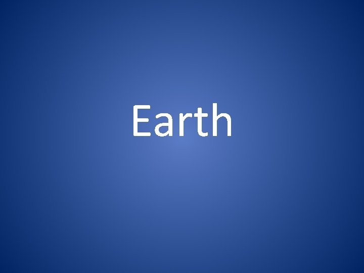 Earth 