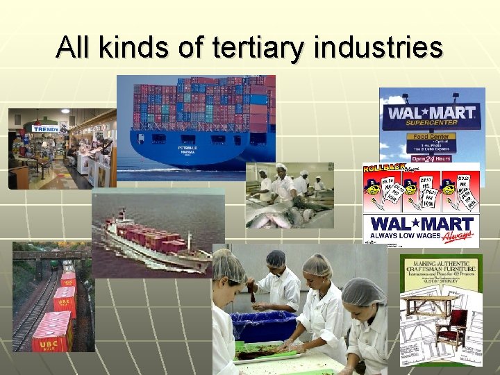 All kinds of tertiary industries 