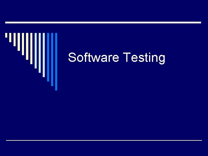 Software Testing 