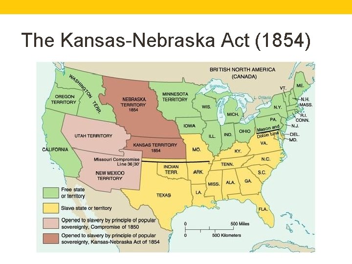 The Kansas-Nebraska Act (1854) 