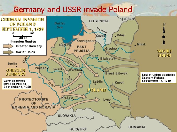 Germany and USSR invade Poland 