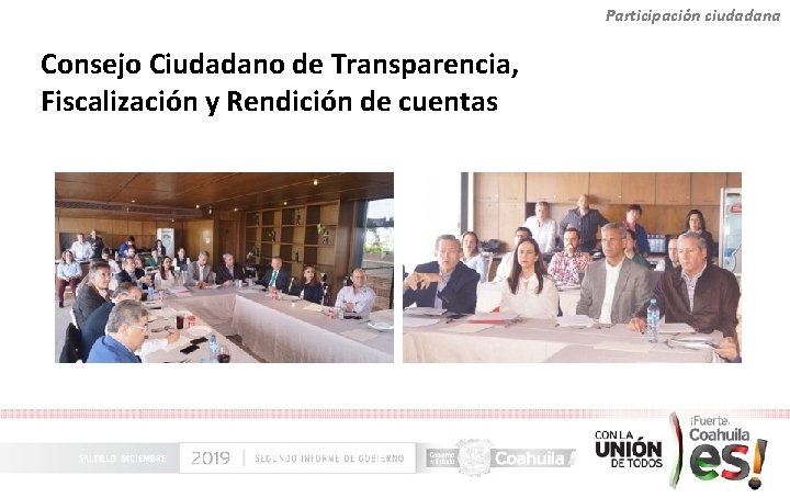 Participación ciudadana Consejo Ciudadano de Transparencia, Fiscalización y Rendición de cuentas 