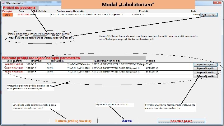 Moduł „Labolatorium” 