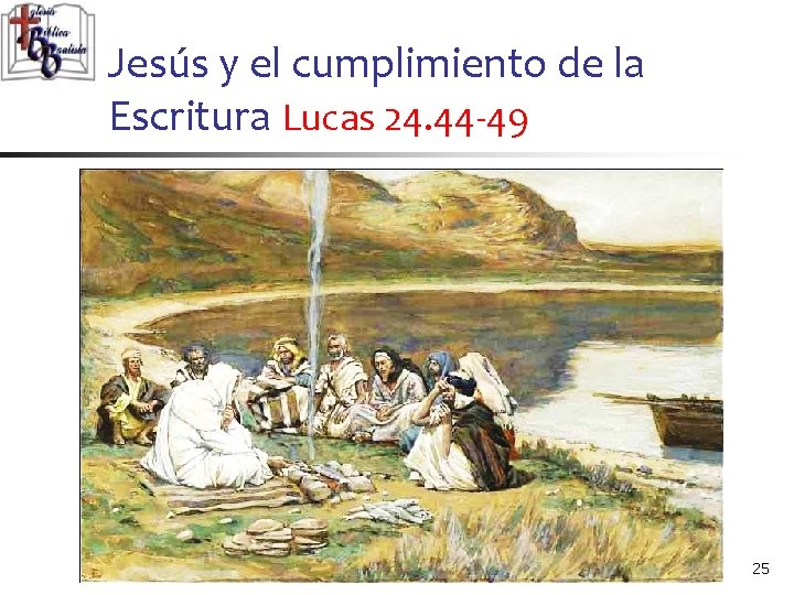 Jesús y el cumplimiento de la Escritura Lucas 24. 44 -49 25 