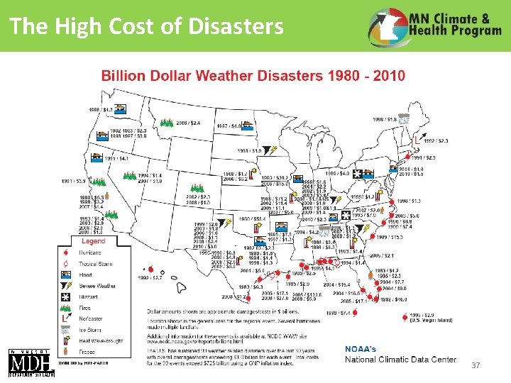 The High Cost of Disasters 37 
