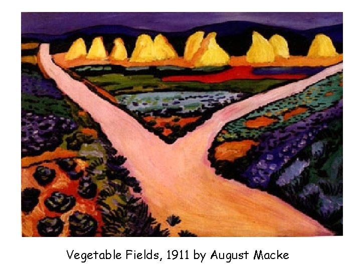 Vegetable Fields, 1911 by August Macke 