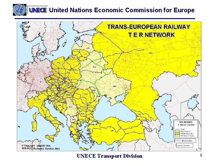United Nations Economic Commission for Europe UNECE Transport Division 6 