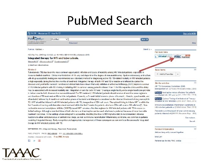 Pub. Med Search 