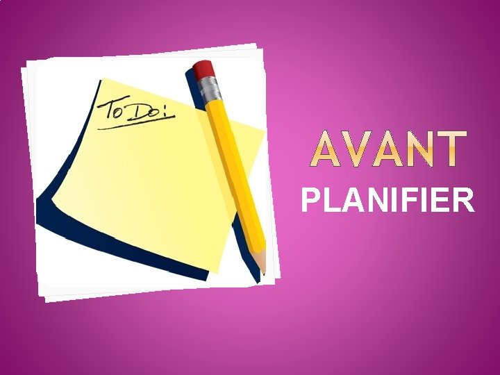 PLANIFIER 