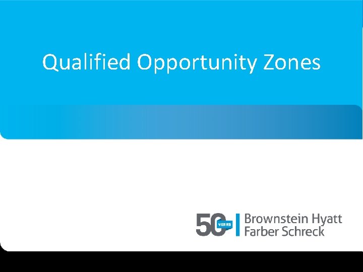 Qualified Opportunity Zones 1 13 February 2022 