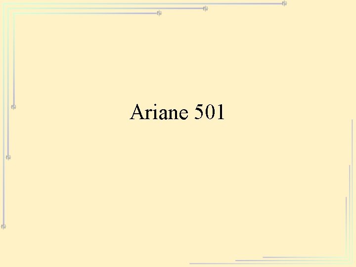 Ariane 501 