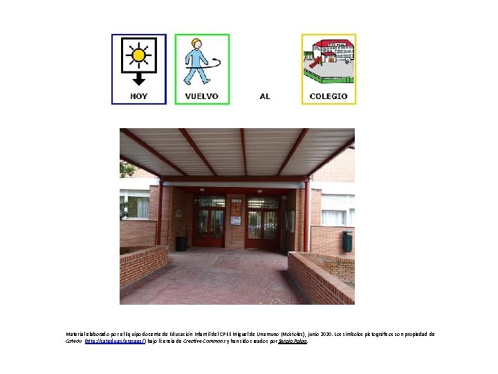 Material elaborado por el Equipo docente de Educación Infantil del CPEE Miguel de Unamuno