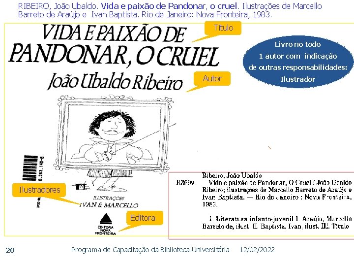 RIBEIRO, João Ubaldo Vida e paixão de Pandonar, o cruel. Ilustrações de Marcello Barreto