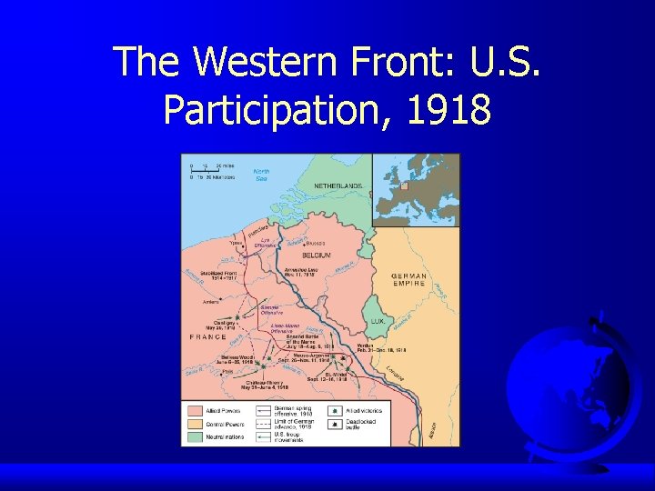 The Western Front: U. S. Participation, 1918 
