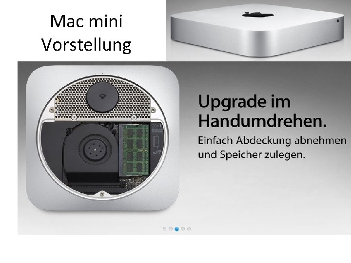 Mac mini Vorstellung 