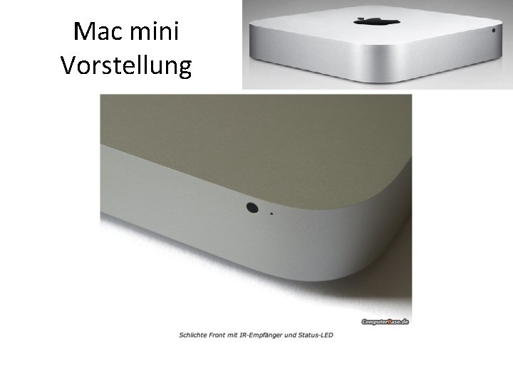 Mac mini Vorstellung 