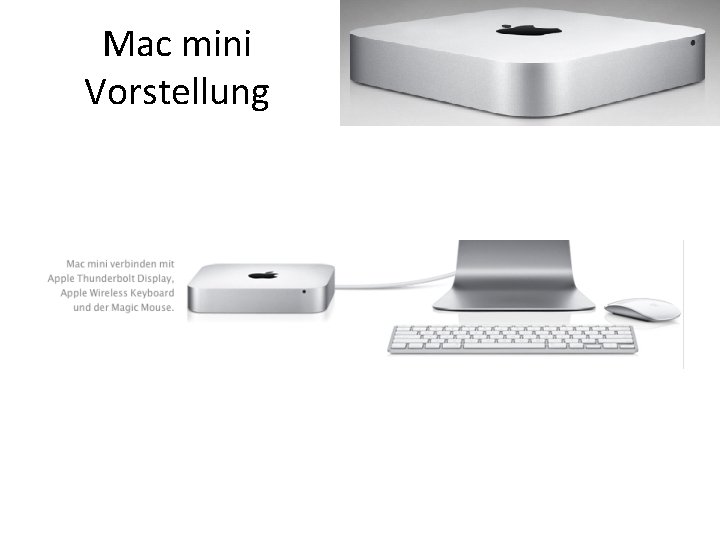 Mac mini Vorstellung 