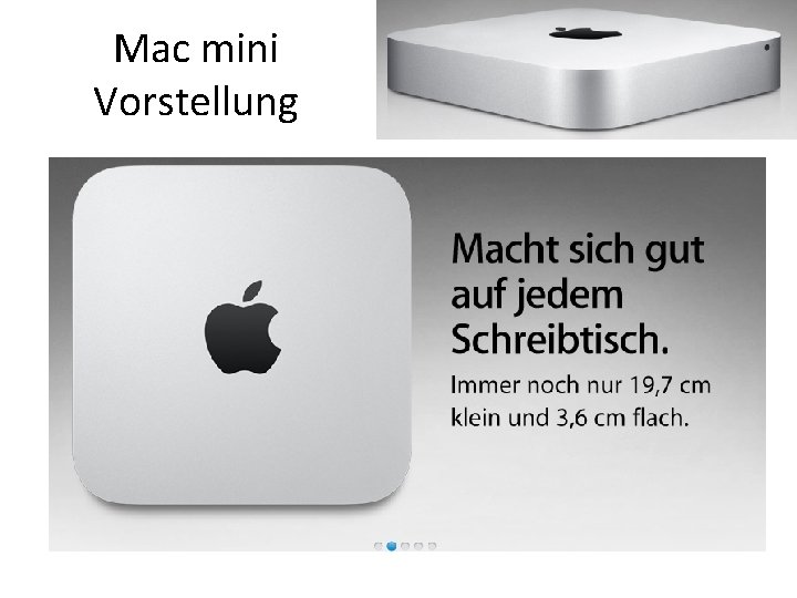 Mac mini Vorstellung 