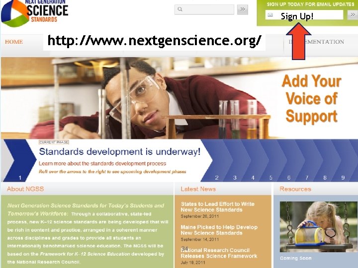 Sign Up! http: //www. nextgenscience. org/ 34 