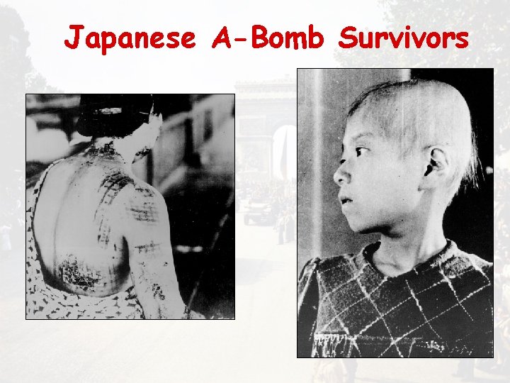 Japanese A-Bomb Survivors 