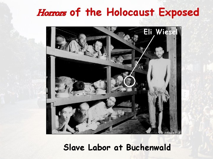Horrors of the Holocaust Exposed Eli Wiesel Slave Labor at Buchenwald 
