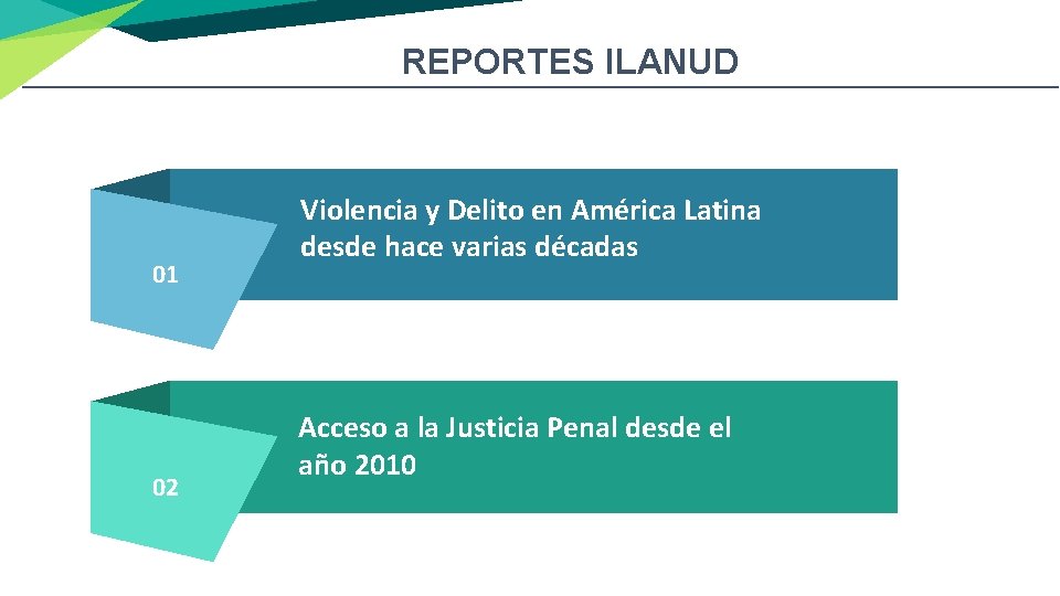 REPORTES ILANUD 01 Violencia y Delito en América Latina desde hace varias décadas Suppliers