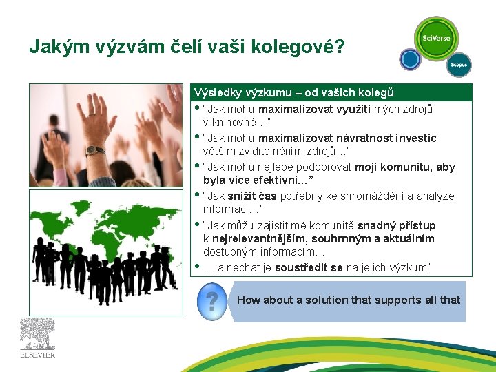 Jakým výzvám čelí vaši kolegové? Výsledky výzkumu – od vašich kolegů • “Jak mohu