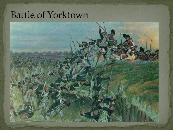 Battle of Yorktown 