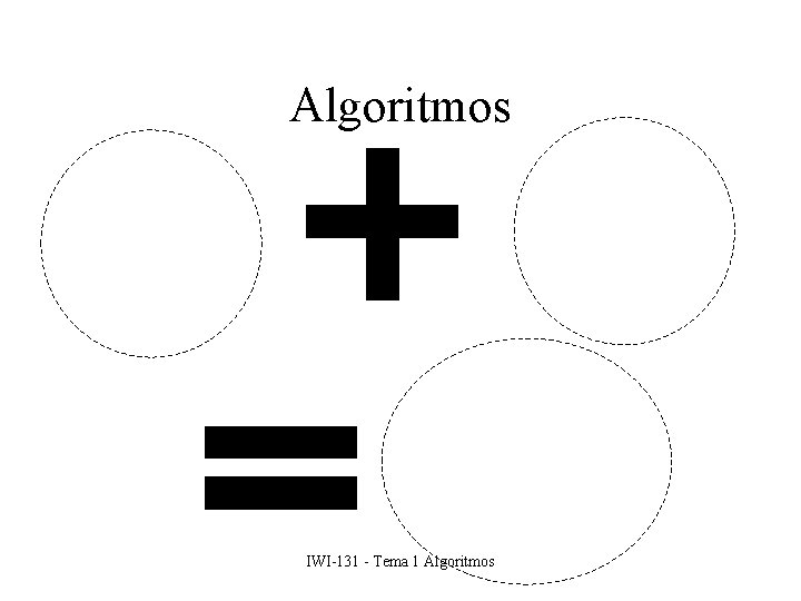 Algoritmos IWI-131 - Tema 1 Algoritmos 