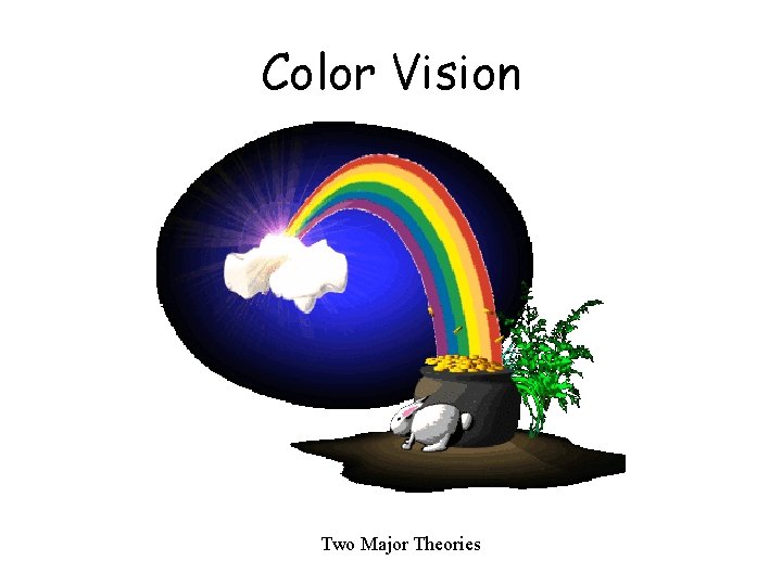 Color Vision Two Major Theories 