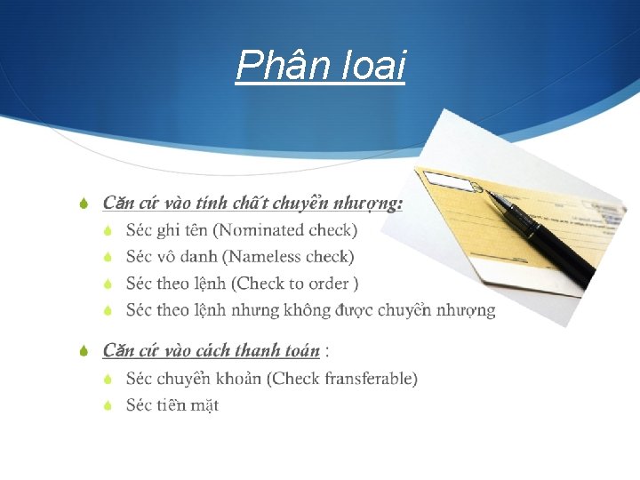 Phân loại 