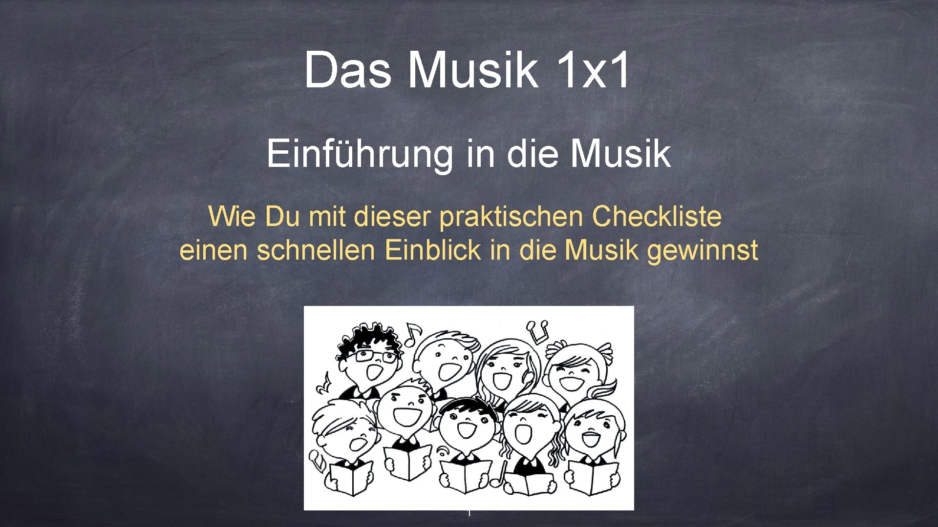 Das Musik 1 x 1 Einführung in die Musik Wie Du mit dieser praktischen