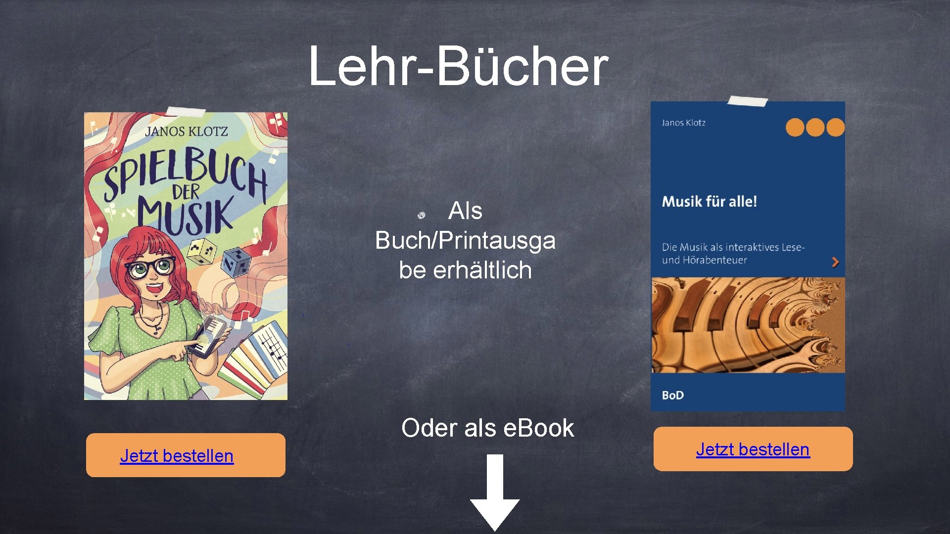 Lehr-Bücher Als Buch/Printausga be erhältlich Oder als e. Book Jetzt bestellen 