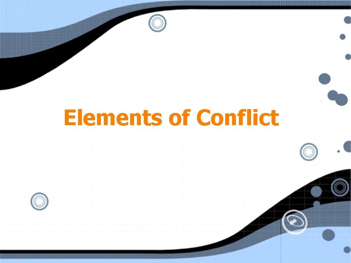 Elements of Conflict 