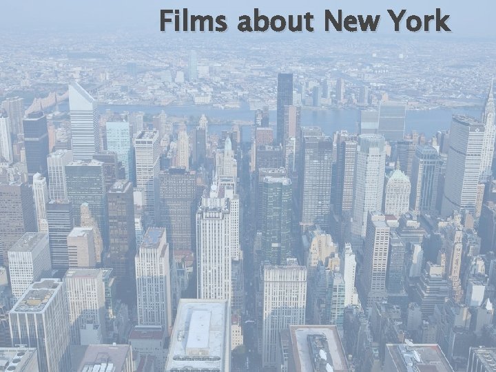 Films about New York 