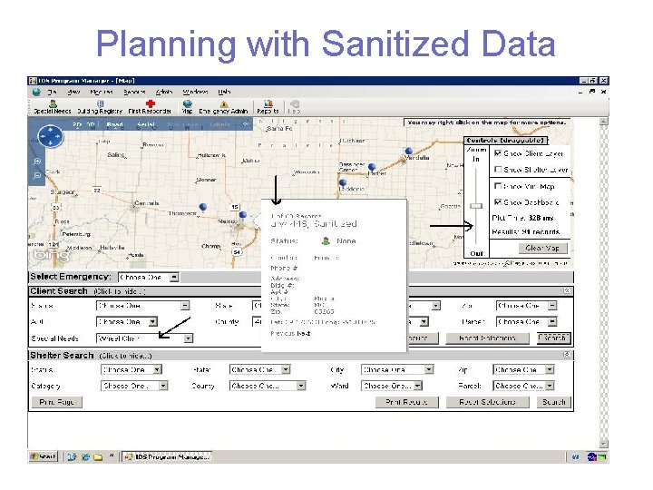 Planning with Sanitized Data 