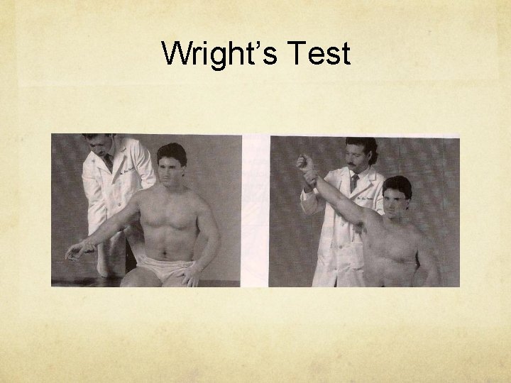 Wright’s Test 